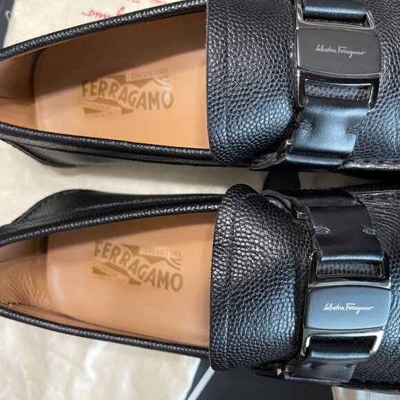 VNDS Salvatore Ferragammo Leather Moc Toe Drivers/Slip-ons main image 6